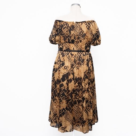 Donna Karan New York - Off-The-Shoulder Midi Dress - Picture 3 of 15